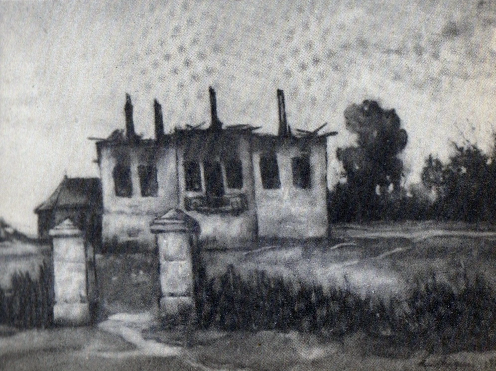 La casa incendiata
